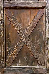 木制门锁 旧木制门 棕色门 纹理 背景图片