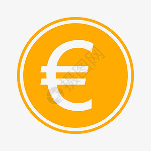 欧元图标 欧洲货币符号 硬币符号图片