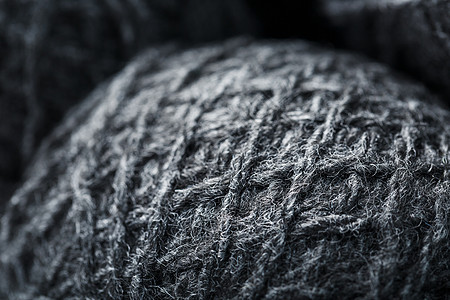 由天然羊毛缝合而成的缝纫织物针线活t恤衣服艺术纱线纺织品回收灰色图片
