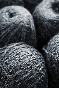 由天然羊毛缝合而成的针线活回收灰色衣服水平织物t恤纤维手工纱线图片