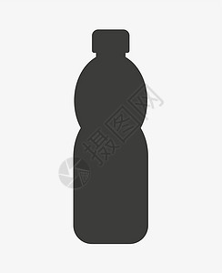 塑料瓶的矢量图标 饮料标志图片