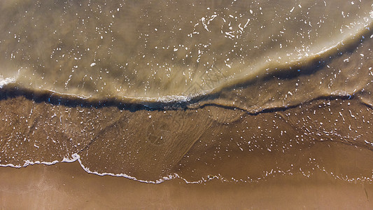 纹理海浪沙滩的顶端景色图片