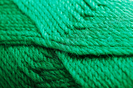 毛线缝合了五彩色的海藻丝线 在宏观中做针线图片