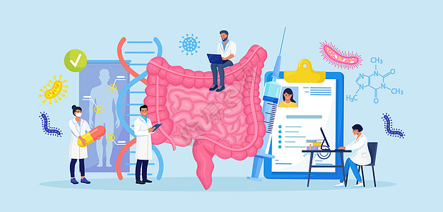 结肠炎生物学病菌高清图片