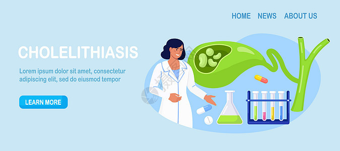 胆囊结石 胃肠病学家医生检查胆囊 医生治疗胆结石 胆道运动障碍问题 胆囊炎实验室研究测试石头癌症医院诊断疼痛器官生物学疾病教育图片