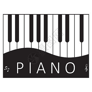 钢琴图标音乐会钥匙笔记横幅娱乐标识海报旋律艺术键盘图片