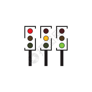 灯光交通图标速度运输危险黄色元素红色警告安全设计红绿灯图片