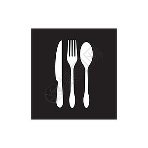 叉勺刀图标刀具艺术餐具食物服务早餐餐厅团体厨房工具图片