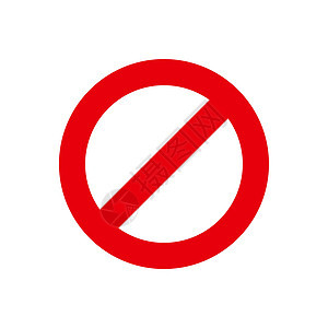 禁止签名相关矢量 glyph 图标圆形插图禁令注意力警报网络危险适应症圆圈风险图片