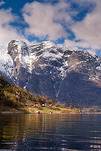 Eidfjord村附近的上观图片