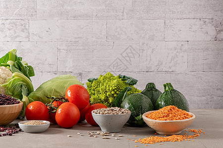 健康食品选择烹饪豆子草药来源蔬菜种子谷物饮食营养水果图片