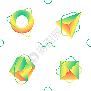 预约量体设计无缝无缝模式设计产品装饰量体无缝插画