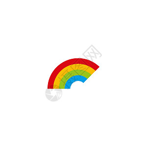 彩虹图标徽标设计插图模板商业太阳技术光谱标识公司地球互联网办公室工作室图片
