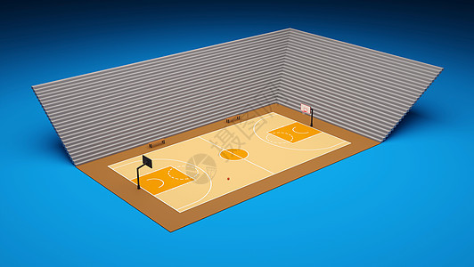 篮球法庭 体育队的构想3背景图片