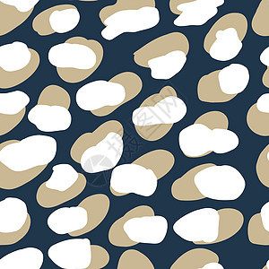 豹形无缝图案集 动物皮肤印刷 矢量冷的美洲豹抽象设计布料荒野纺织品包装刷子装饰金子艺术织物墙纸风格图片