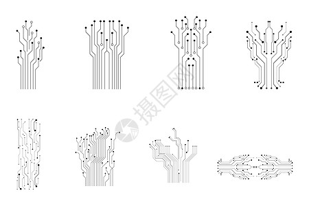 电路线路板标志和符号图片