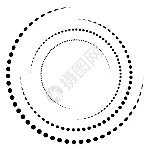 半调点组成圆圆形徽标和虚显示的透镜框图片