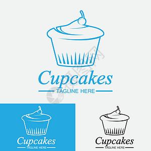 设计矢量模板 图标食物商业甜点贴纸质量面包咖啡店糕点徽章菜单背景图片