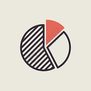 饼图图标向量 财务标志经济饼形数据圆圈插图市场界面用户营销圆形图片