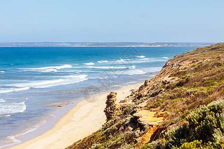 澳大利亚Barwon Head的第十三个海滩波浪动物群闲暇海洋冲浪国家旅游假期太阳海岸图片