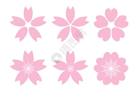 樱花圣像组 春季的贝子 矢量图片