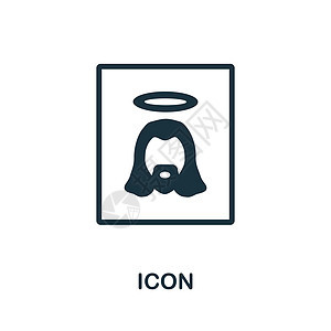 图标 单色简单图标 用于模板 网络设计和信息图的图标图片