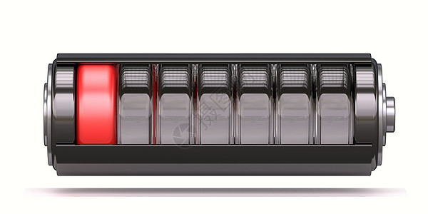 空电池3D的充电概念图片