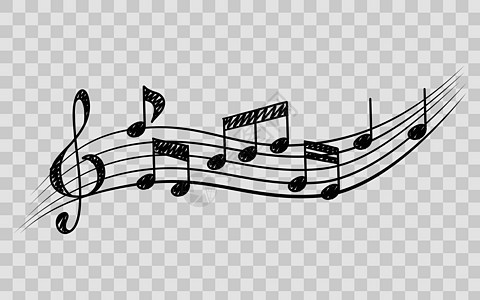音乐音符 工作人员三字笔记 音乐节奏概念海浪歌曲韵律床单低音唱歌艺术钥匙旋律草图图片