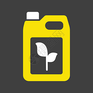 植物肥料载体甘化石图标罐农业花园字形化学品施肥化学液体包装园艺地面图片