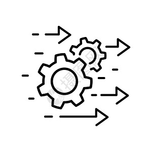 Agile 进程图标 技术 引擎符号公司实施工作经济资产机器力量金融中风工业图片