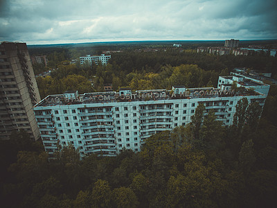 普里皮亚季 一个鬼城 灾难的后果 一个没有人的城市现在的样子 乌克兰 切尔诺贝利植物放射性事故危险建筑学联盟摩天轮力量娱乐活力图片