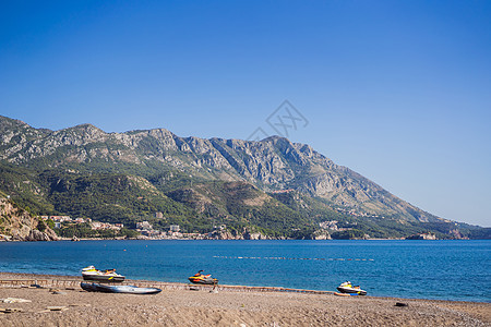 在黑山的全景景观 巴尔干 亚得里亚海 欧洲季节岩石天线海滩海岸建筑海景旅行假期城市图片