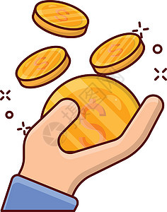 美元支付额宝藏价格投资金融插图硬币现金圆圈金子利润图片