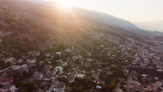 阿尔巴尼亚Gjirokaster老城之景住宅景观吸引力观光全景历史旅游建筑遗产街道图片