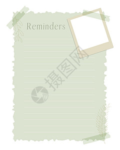 提醒模板剪贴簿 待办事项列表 计划者记笔记 涂鸦花卉轮廓 想法 计划 笔记图片