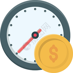 时间制作基金帐户利润银行业小时工资货币硬币投资图片