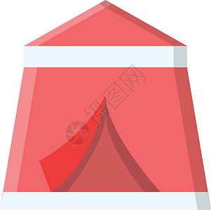 帐篷庇护所徽章假期活动冒险营地插图游客草图旅行背景图片