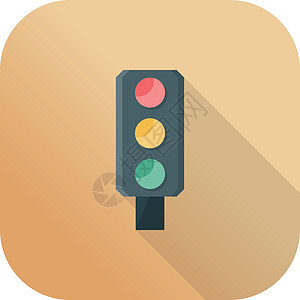 交通警告街道插图危险绿色黄色信号运输安全红绿灯图片