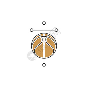 篮球图标标志徽标设计插图模板叶子运动娱乐身份玩家比赛标识橙子艺术锦标赛图片
