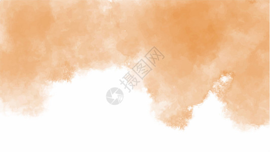 你设计时的橙色水颜色背景 水颜色背景概念 矢量创造力艺术草图墙纸飞溅手工水彩绘画框架黄色图片