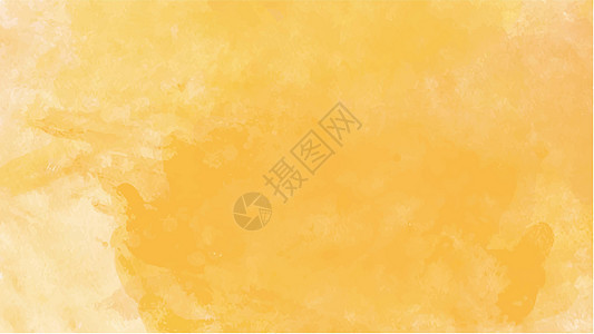 设计时的黄色水彩背景 水彩背景概念 矢量艺术品墙纸艺术横幅绘画橙子创造力红色墨水刷子图片
