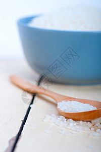 原白稻午餐盘子文化乡村营养粮食勺子木头面粉食物背景图片