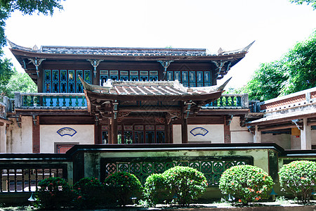 林家宅和花园 台湾的中华传统屋舍地标花园木头建筑旅游房子房屋纪念碑遗产国家图片