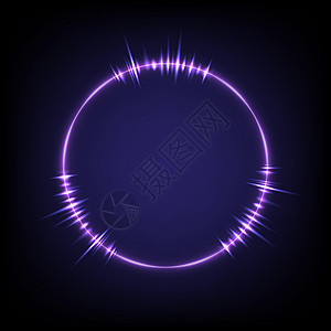 技术发光的旋流光效果 神奇的抽象框架 圆形元素的能量 发光的科幻小说 闪亮的霓虹灯宇宙 漩涡宇宙踪迹效果 音乐波圈螺栓图片
