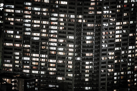 横滨夜景和住宅区图片