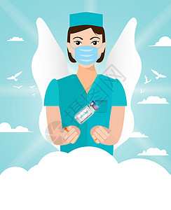 护士日女性疾病女士派对医院男生孩子们国际商业插图图片