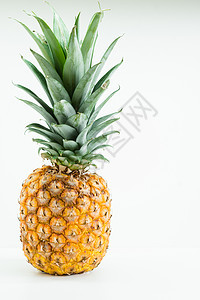 菠萝白色背景图片