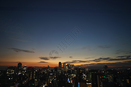 名古屋电视塔观测台日落视图旅行街景天文台摩天大楼中心阴影旅游部分建筑景观图片