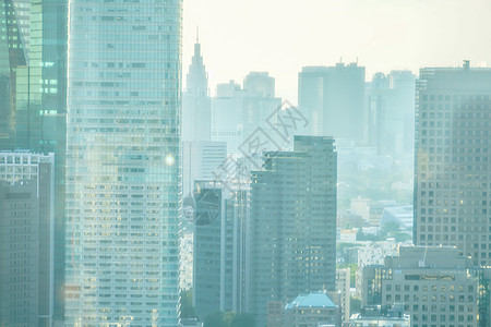 东京市从世界贸易中心大楼海滨顶楼中看到观光地标街景商业景点港区建筑群旅游办公楼天空图片