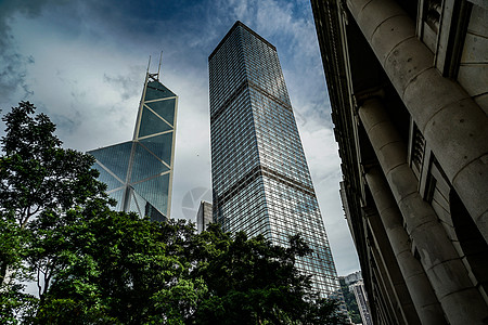 香港建筑和云天天气城市机构旅行景点多云街景建筑群商业天空图片